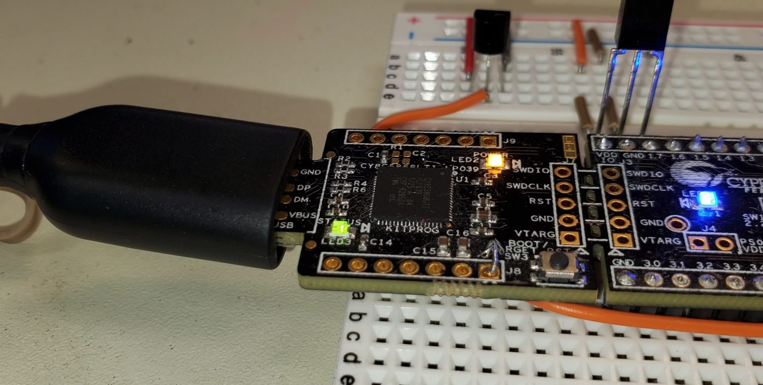 BreadBoarding CY8CKIT-059 – SoC Maker